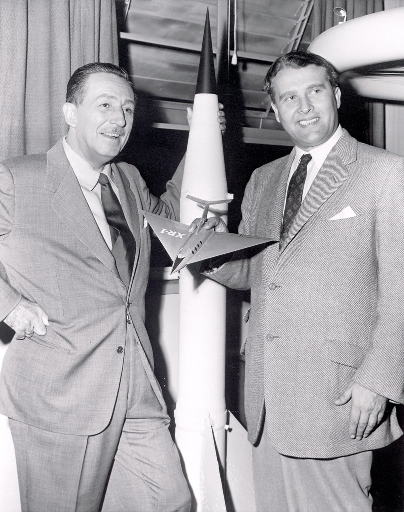 Walt Disney et Von Braun