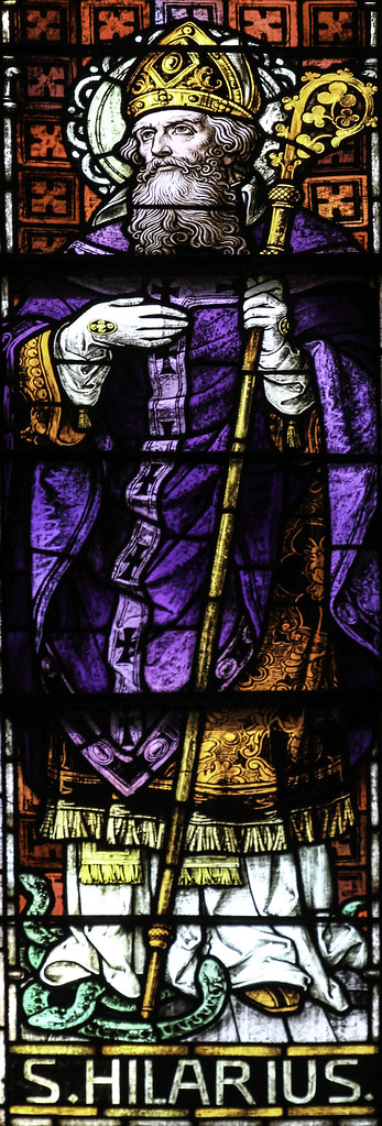 vitrail saint Hilaire de Poitiers