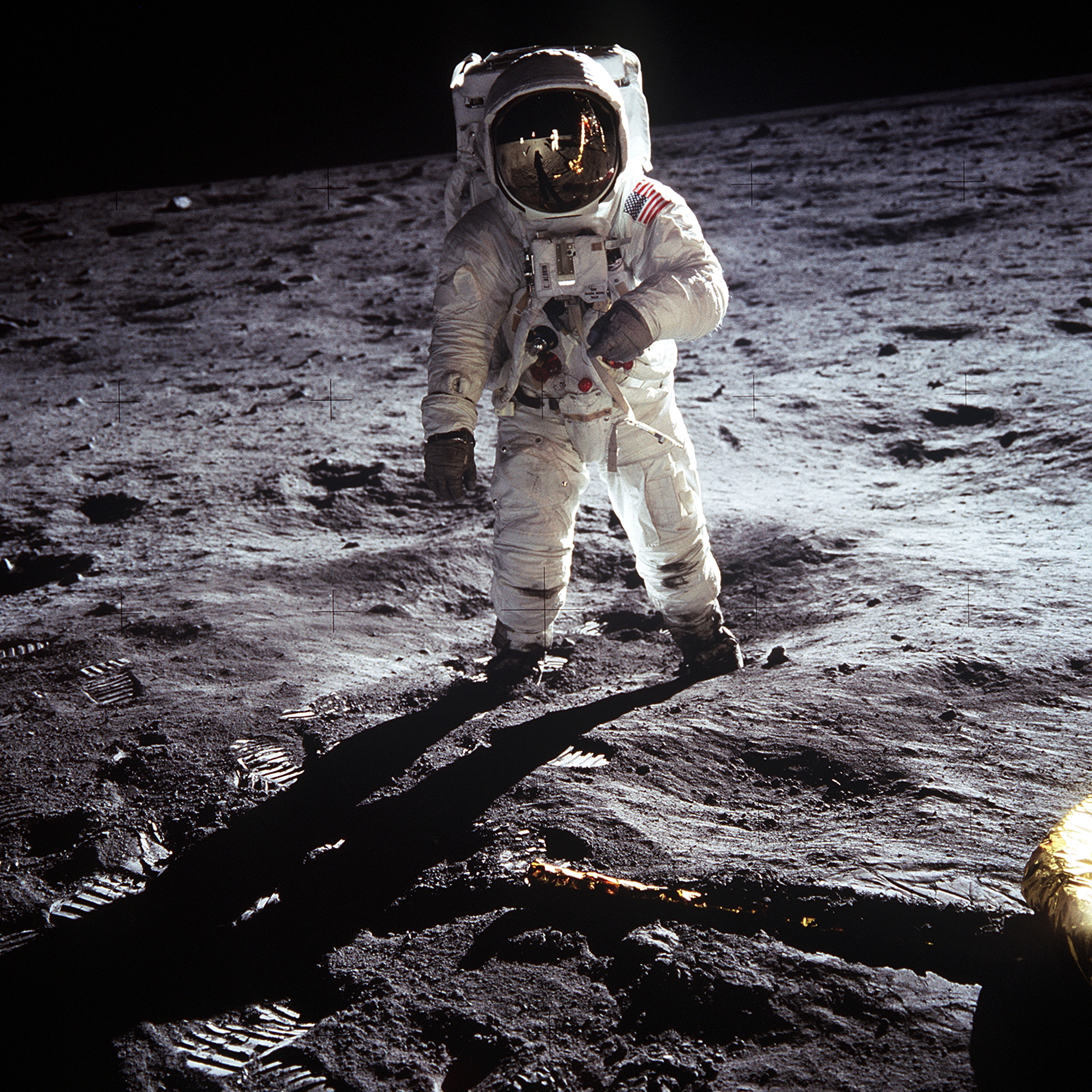 Buzz Aldrin 'sur la lune'