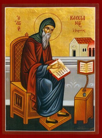 Saint Jean Cassien, icône byzantine