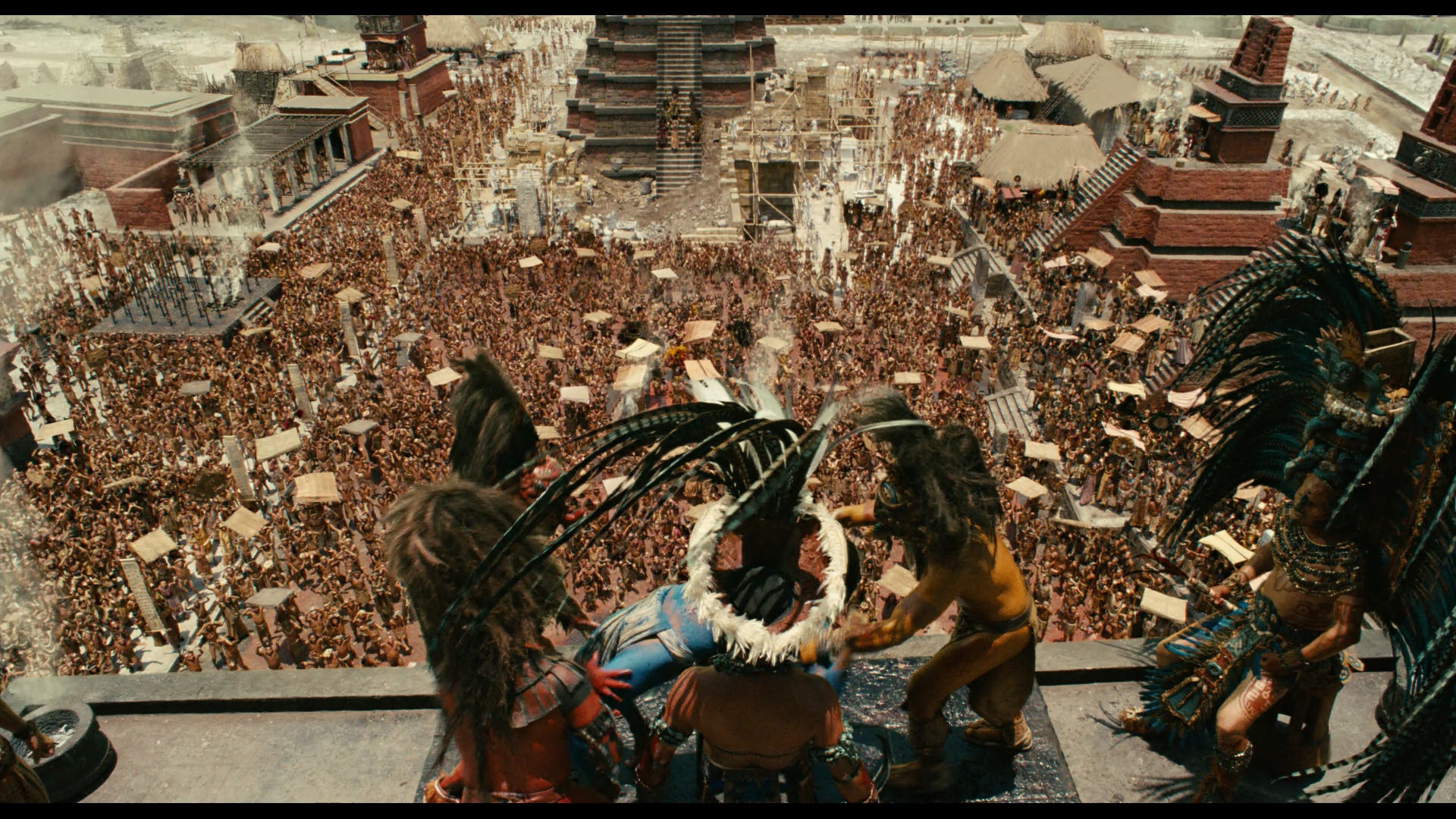 Scène de sacrifice dans le film Apocalypto