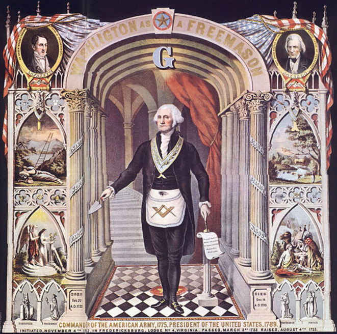 un président américain franc maçon