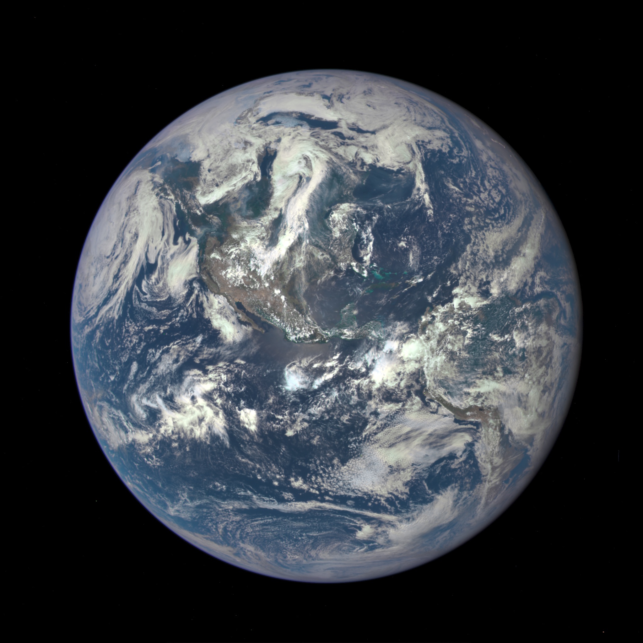 Photo de la terre par une sonde de la NASA