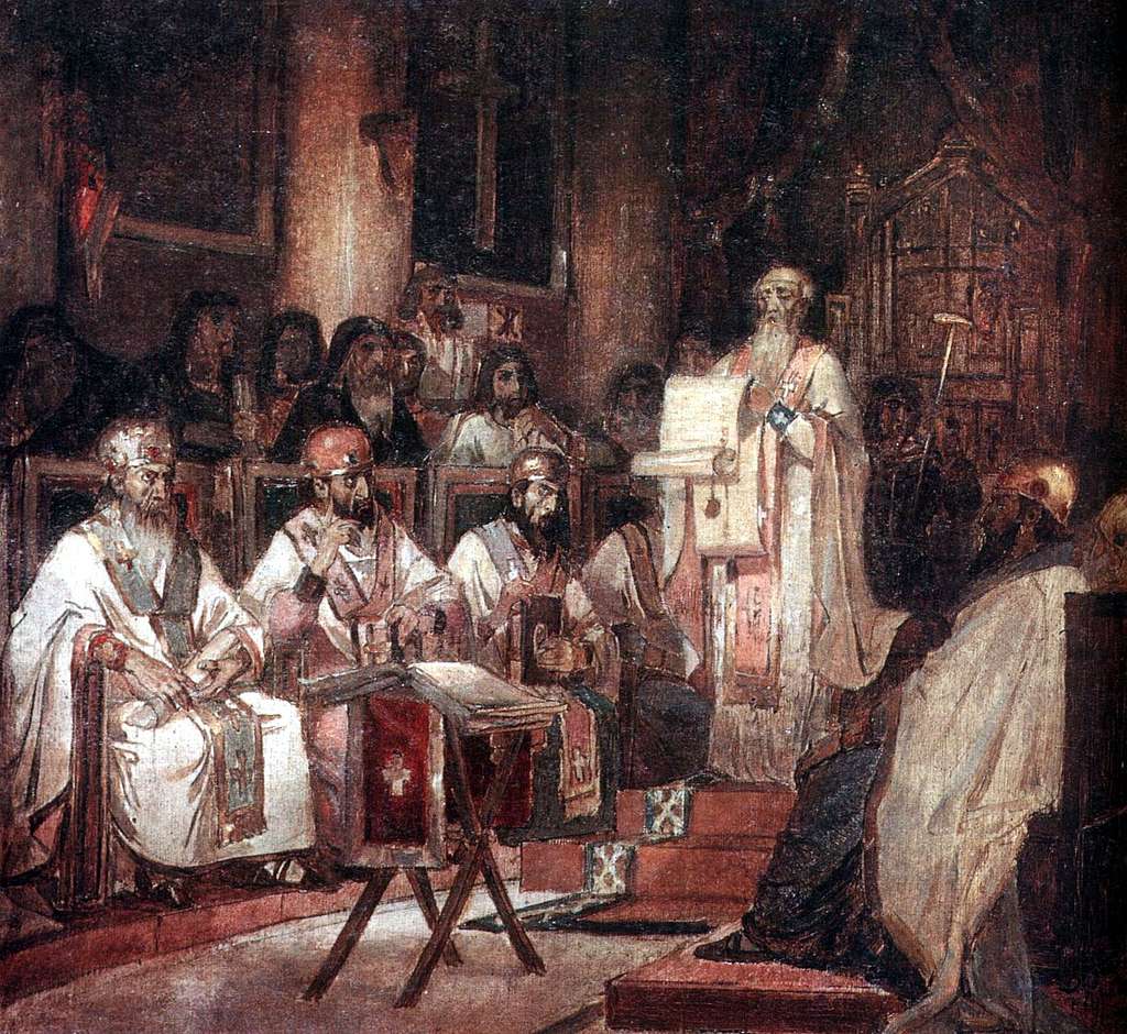 illustration du Concile de Constantinople