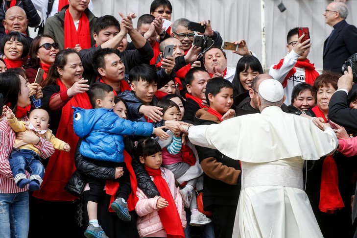 le Pape en asie